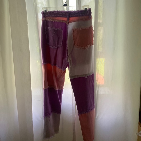 Color Block Jeans - Picture 4 of 4